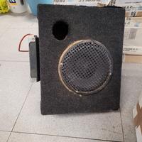 subwoofer per auto con amplificatore 