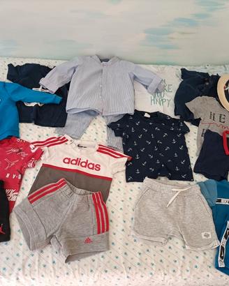 Lotto abbigliamento estivo bambino 9 mesi - 1 anno