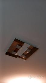 Lampada plafoniera in vetro 