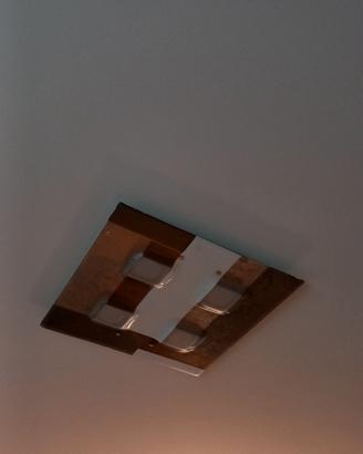 Lampada plafoniera in vetro 