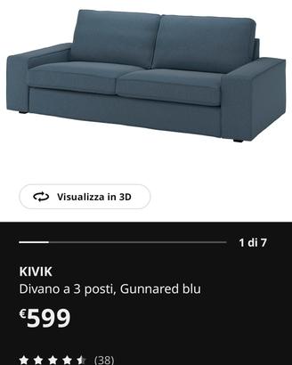divano ikea Kivik 2 posti 