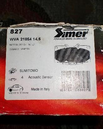 Pastiglie freno nuove anteriori Simer