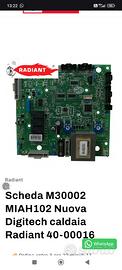 scheda caldaia radiant rhr