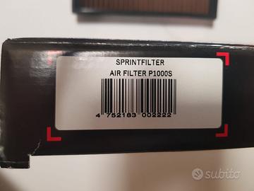 Filtro aria sportivo in poliestere Sprintfilter