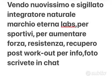 Aumento Forza e Resistenza Naturale del Corpo