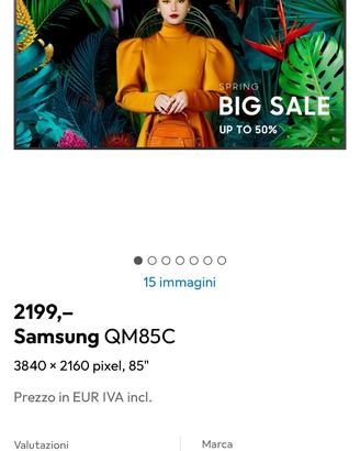 TV Samsung QM85C
