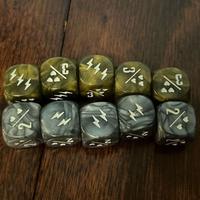 Descent Prima Edizione - Dadi oro e argento