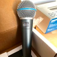 Microfono Shure Beta58A professionale voce e canto
