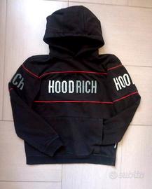 felpa hoodrich nera taglia 13/15 anni