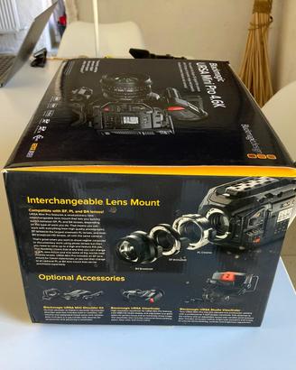Blackmagic URSA Mini Pro G1 4.6K + vari accessori