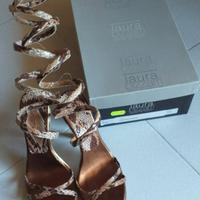 Sandali Pitonati con tacco