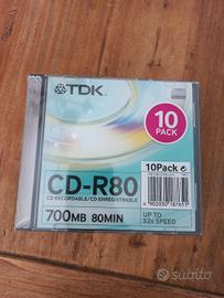 10 pack TDK CD rom