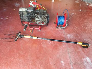 Motocompressore raccogli ulivo