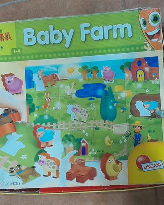 Gioco della fattoria per bambini piccoli