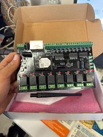 Scheda di controllo I/O Ethernet/WI-Fi a 8 relè