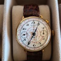 cronografo monopulsante in oro