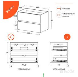 mobile bagno sospeso 