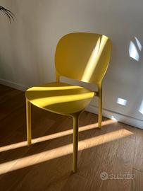 set 4 sedie Hug 2380 Senape -SCAB