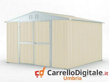 Box struttura lamiera Acciaio 327x307cm avorio