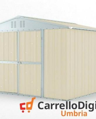 Box struttura lamiera Acciaio 327x307cm avorio