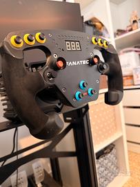 Sim racing postazione volante monitor pedaliera