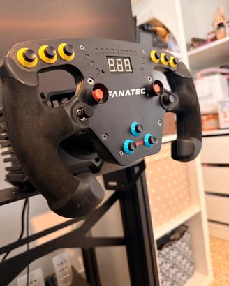Sim racing postazione volante monitor pedaliera