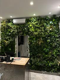 Giardino verticale verde premium 8mq con pannelli