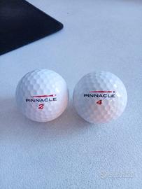 Coppia di palline da golf marca pinnacle gold