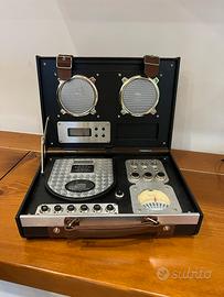 Stereo CD/radio con valigetta vintage