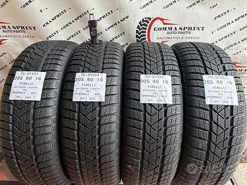 4 PNEUMATICI 205/60 R16 PIRELLI INVERNALI
