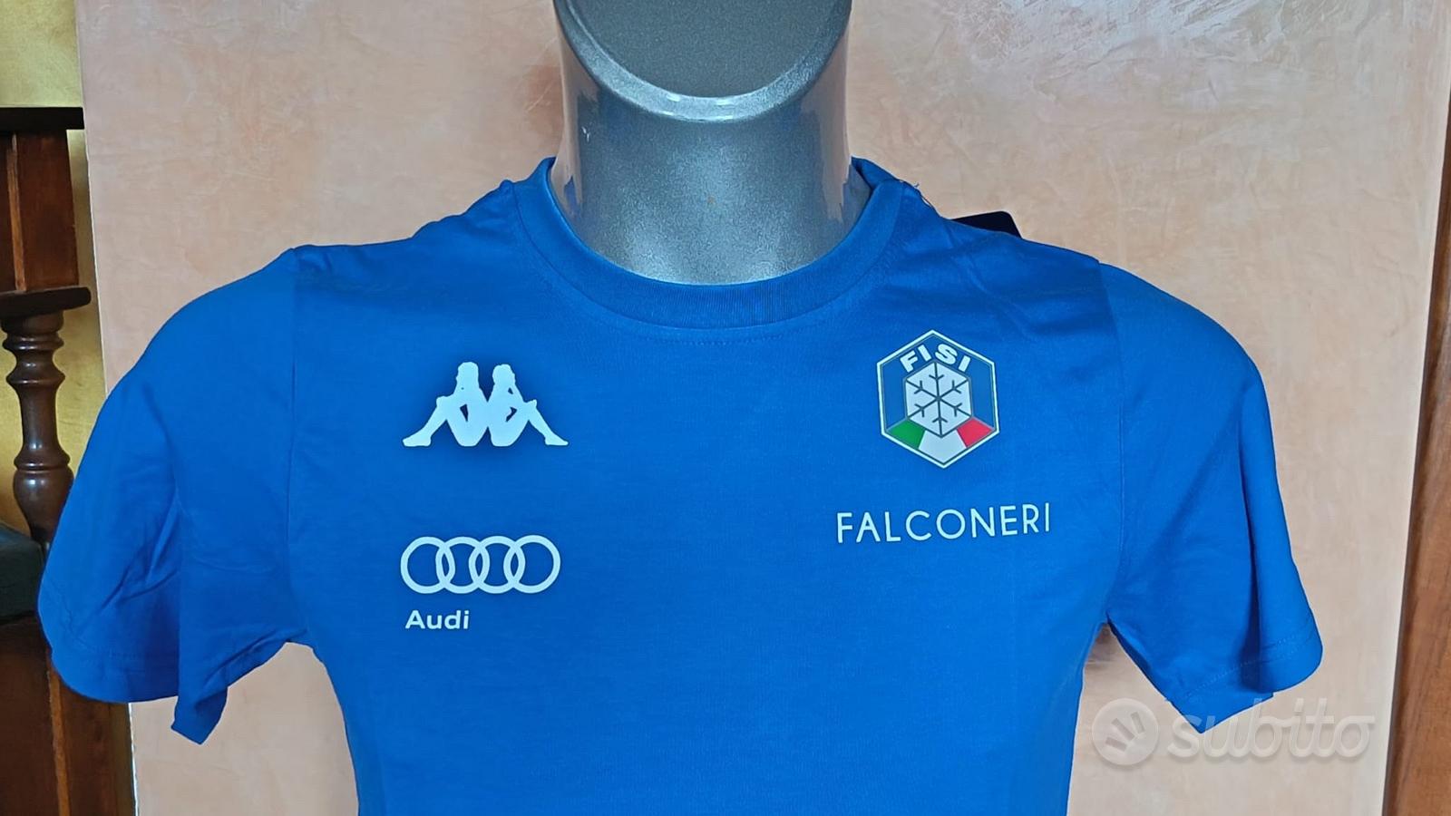 Tapis Audi A3 8P T-shirt Sportif Kappa Pour Homme - Modèle Falconeri Audi Tishy - Coupe Unisexe, Coloris Multicolore T-shirt Kappa FISI
