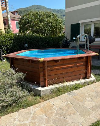Piscina in legno