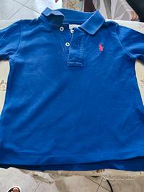 Polo bambini colore blu 