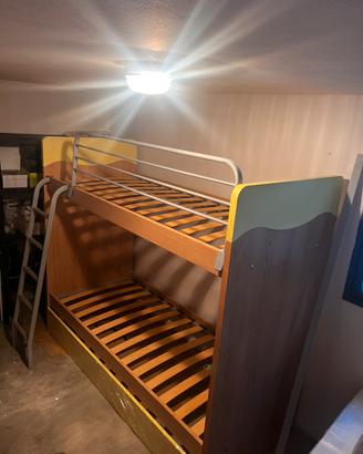Letto a castello 3 posti