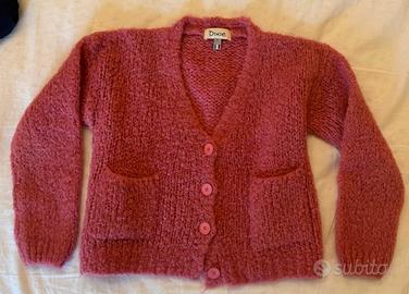 DIXIE Cardigan bottoni oversize bambina