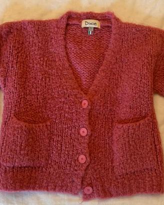 DIXIE Cardigan bottoni oversize bambina