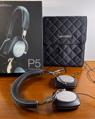 Bowers & Wilkins P5 Mobile Hi-Fi + Custodia