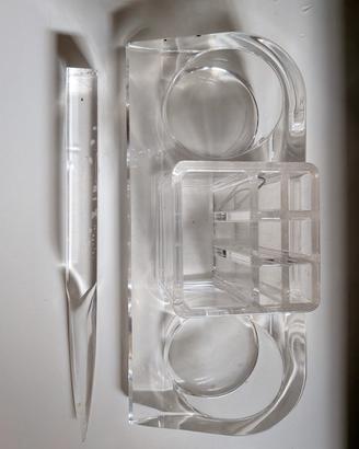 set da scrivania plexiglass 