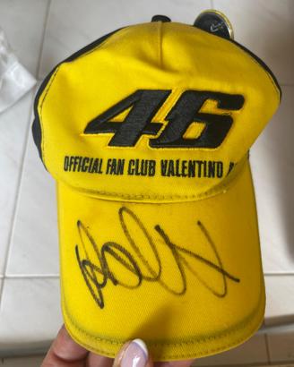 Cappellino Valentino Rossi con autografo