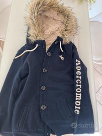 Felpa con pelo Abercrombie & Fitch Blu