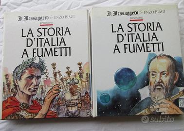 storia d'Italia a fumetti in fascicoli con coperti