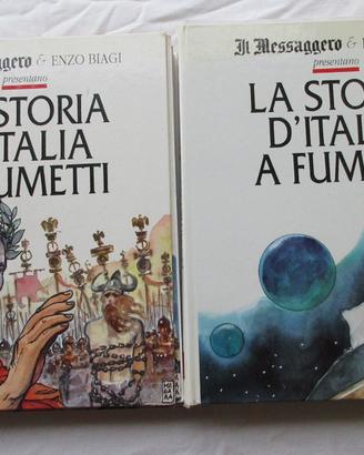 storia d'Italia a fumetti in fascicoli con coperti