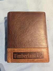 Portafoglio Timberland vintage in pelle marrone