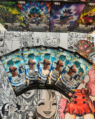 5x FB10 Booster Pack Sealed Dragon Ball FW