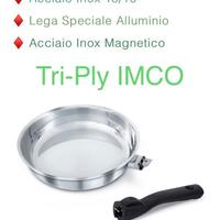 Padella Antiaderente in acciaio IMCO