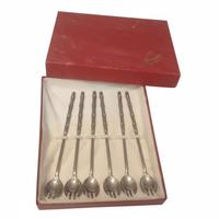 Set 6 Frutta Bugatti in silver