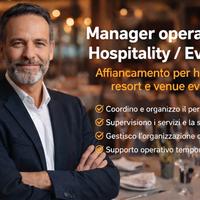 Manager operativo hospitality / eventi