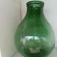 Damigiane di vetro verde