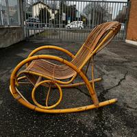 Sedia a dondolo anni ‘50 e ‘70