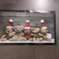 zerbito tappeto digitale Natalizio 45x75 cm